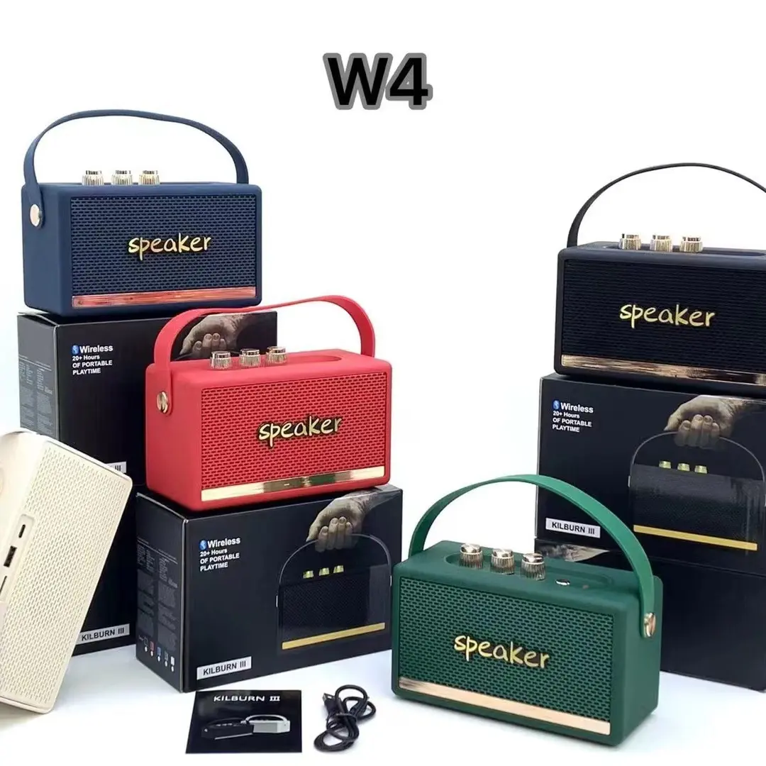 Wholesale New W4 Marshall Bluetooth Portable Outdoor Speaker Manufacturers, Factory