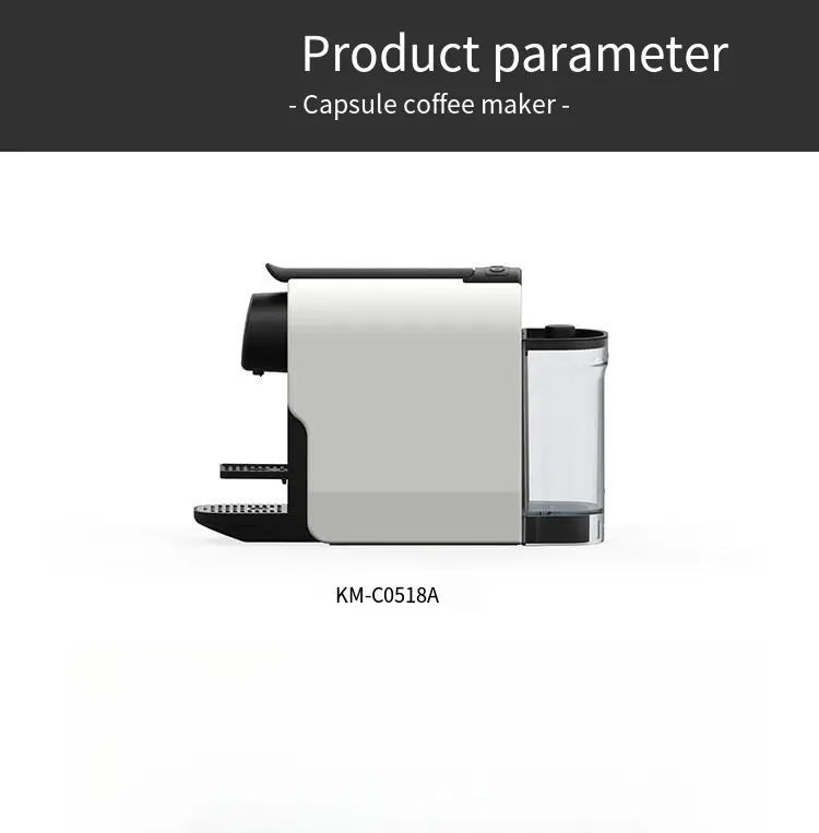 Custom Customized Espresso Capsule Coffee Machine with Silent Operation Product, Service
