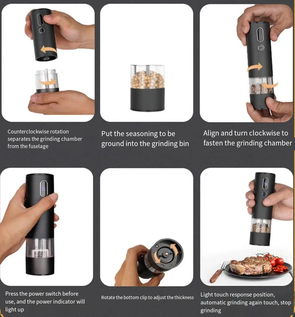 Digital USB Electric Seasoning Grinder