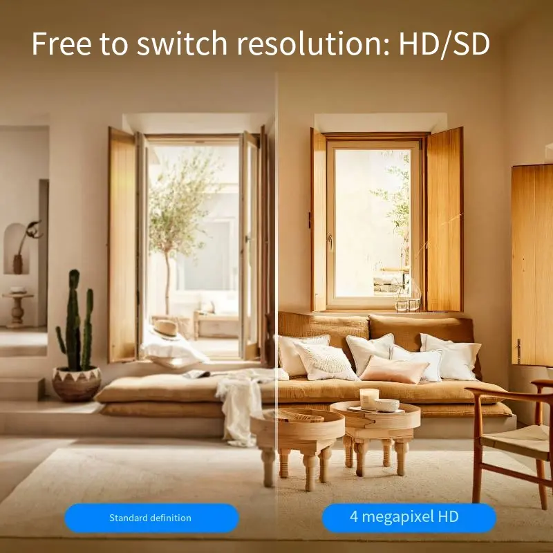 Wholesale Graffiti WiFi Smart Home Indoor PTZ 4MP Smart Security Camera IR Night Vision Motion Monitor Product, Service