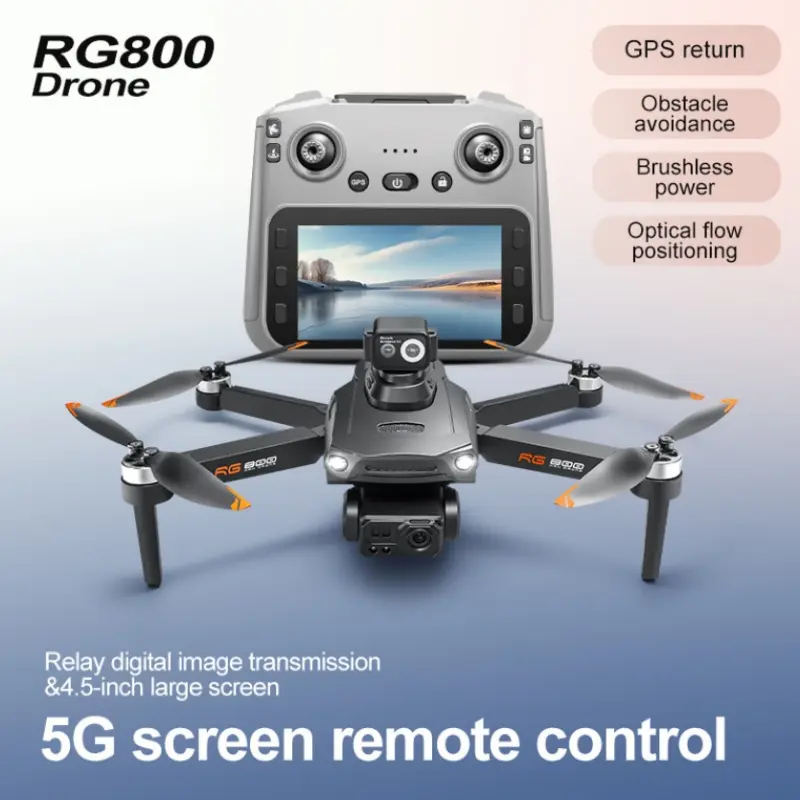 Custom RG800 Relay Digital Mapping with Screen Control GPS Brushless Aerial Drone Obstacle Avoidance RC Airplane Factory, Exporter