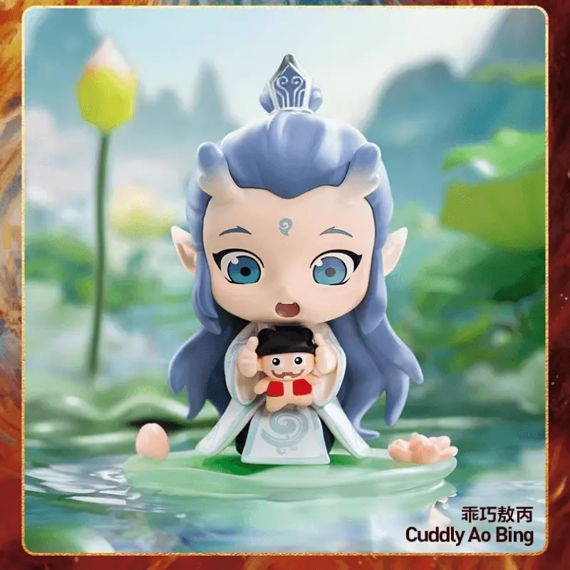 Best POPMART Ne Zha's Born to be Tied to the Sea Series Figurine Blind Case Supplier, Factory