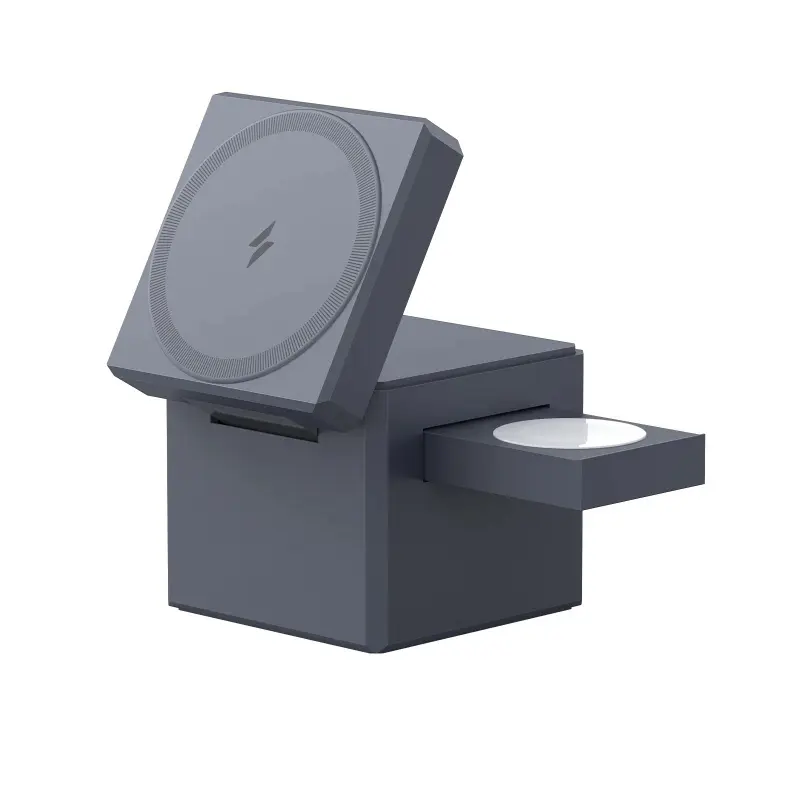 Wholesale Anke Magnetic Magic Cube Apple Magsafe 3 In 1 Wireless Charger Manufacturers, Suppliers
