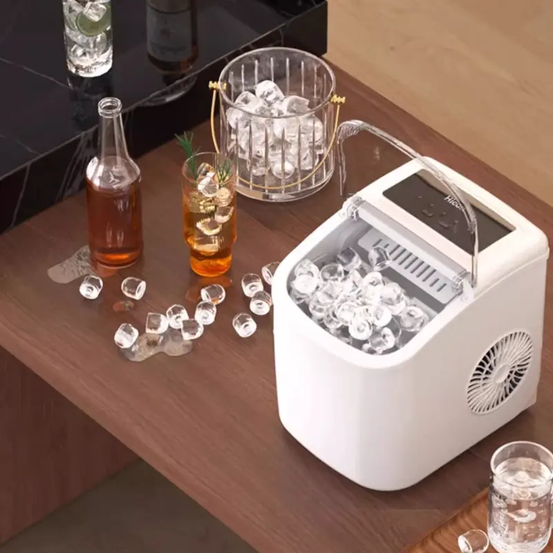Best Ice Maker Commercial 15KG Household Small Dormitory Student Intelligent Mini Automatic Small Power Ice Machine Factory, Product