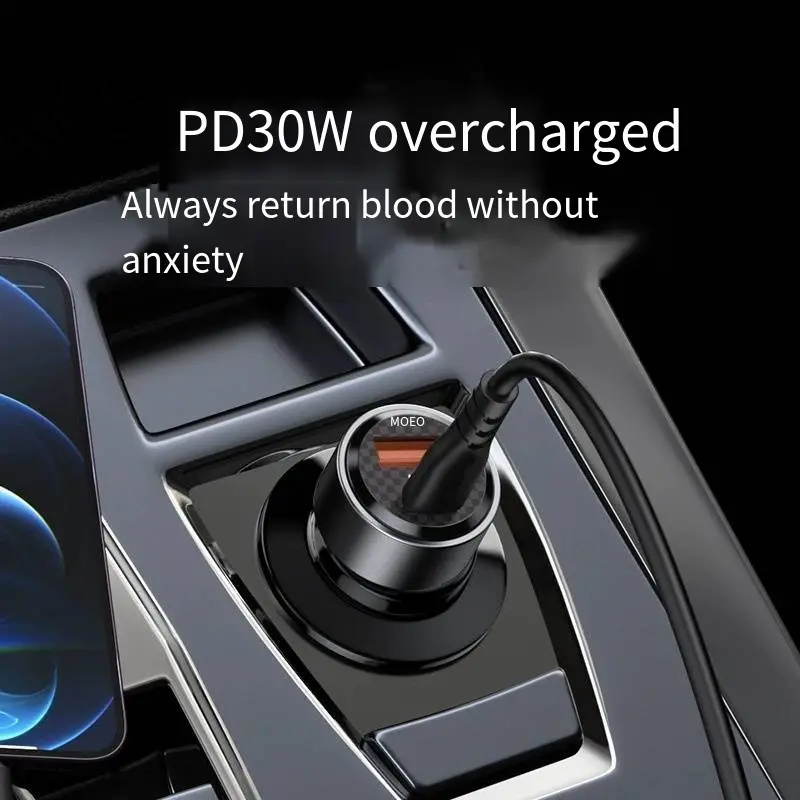 Wholesale Dual-Port QC3.0 PD 30W Fast Car Charger - Quick Charge! Manufacturers, Service