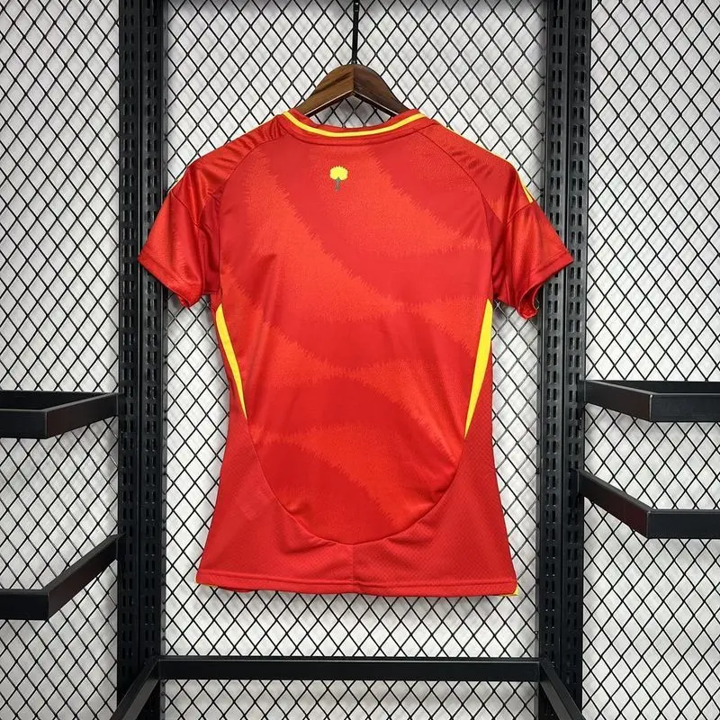 Custom 2024 Spain home woman jersey Manufacturer, Service