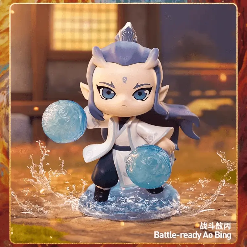 Best POPMART Ne Zha's Born to be Tied to the Sea Series Figurine Blind Case Supplier, Factory