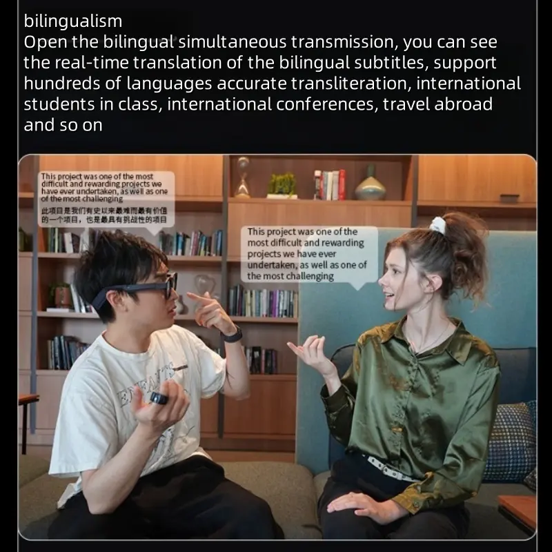 Custom Translator AR Translation Glasses X2 Itour Translator Simultaneous Interpreter 104 Languages Translation Exporter, Products