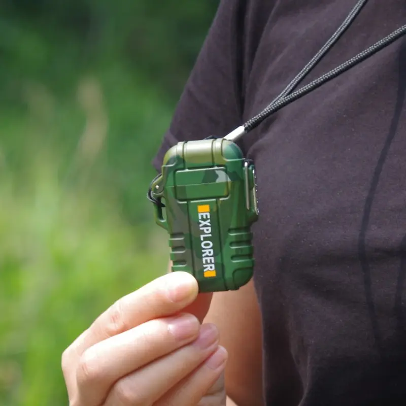 Wholesale Outdoor Waterproof Camouflage USB Arc Lighter - Windproof Wholesale Outdoor Camouflage Lighters Supplier, Products
