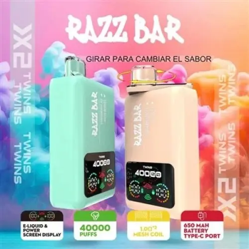 Wholesale  2025 Razz Bar 40000 Puffs Rechargeable Disposable Vape EU Warehouse Wholesale - Long-Lasting Vapes for Summer Retail Supplier, Suppliers