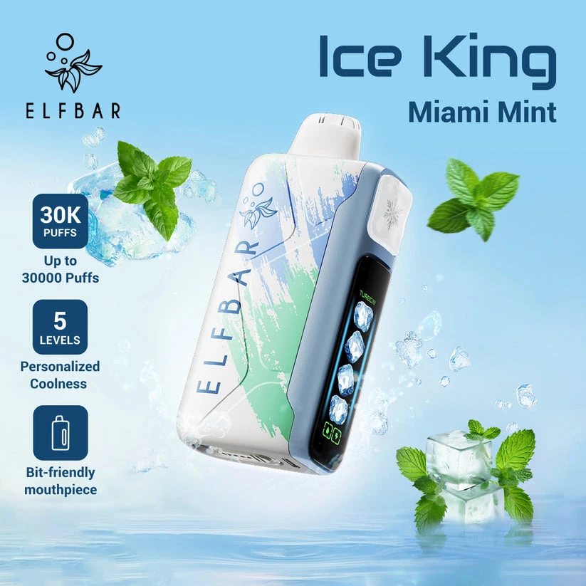Wholesale ELF BAR ICE KING 30000 | Nicotine Replacement Therapy + Arctic Expedition Unplugged Eco-Friendly Nebulizer Signature Manufacturers, Factory