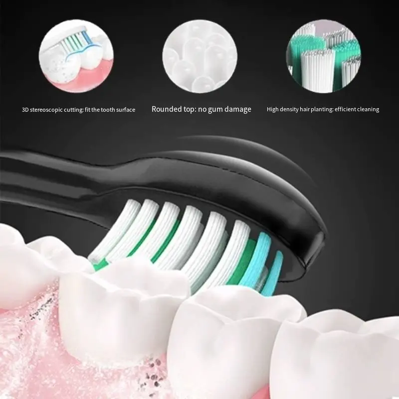 Wholesale 5-speed 8 brush head portable case sonic electric toothbrush adult model induction rechargeable toothbrush