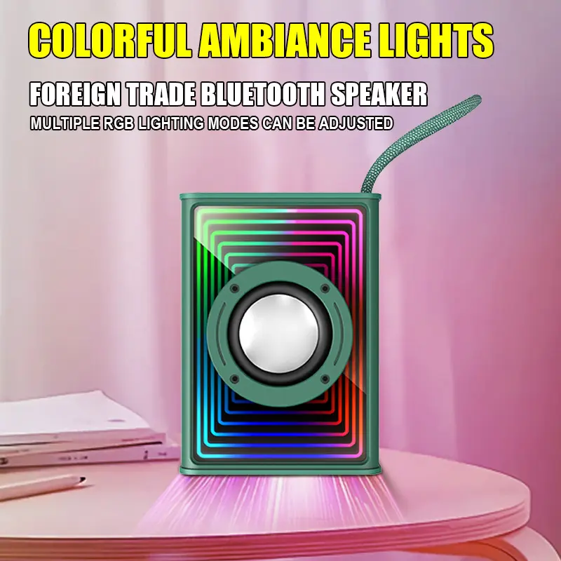 Famous Mini Bluetooth Speaker - Colorful Ambient Light & Great Sound Manufacturers, Service