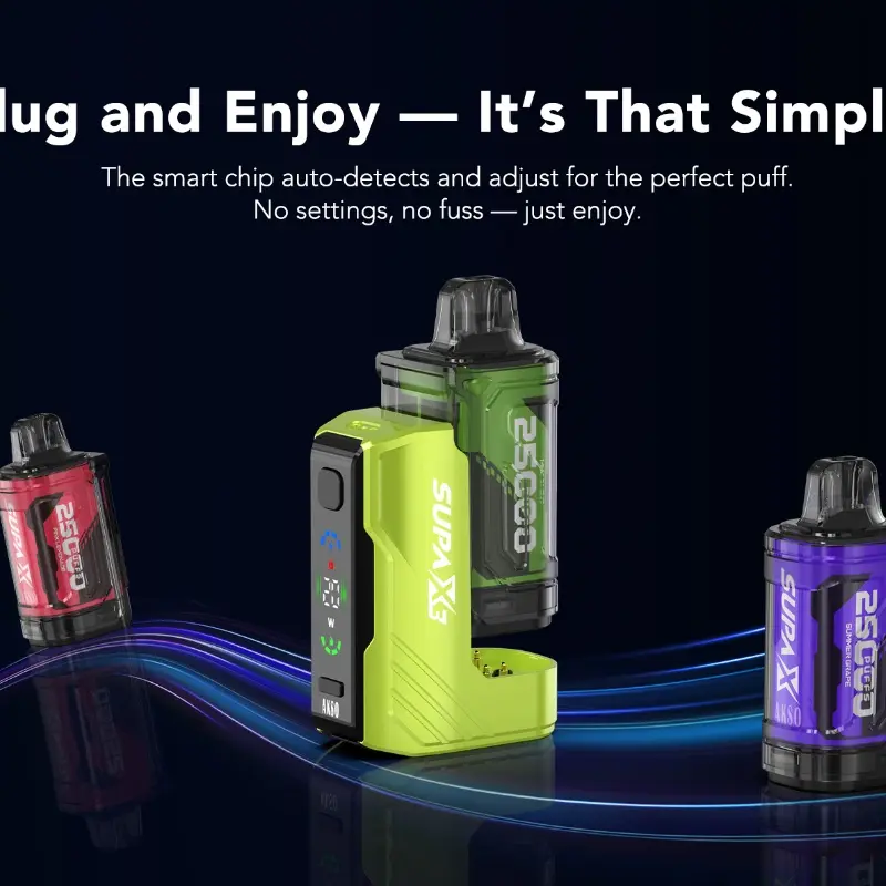 Custom AKSO Supa X3 PRO 25000: Odorless, Efficient E-Cigarette Manufacturers, Factories