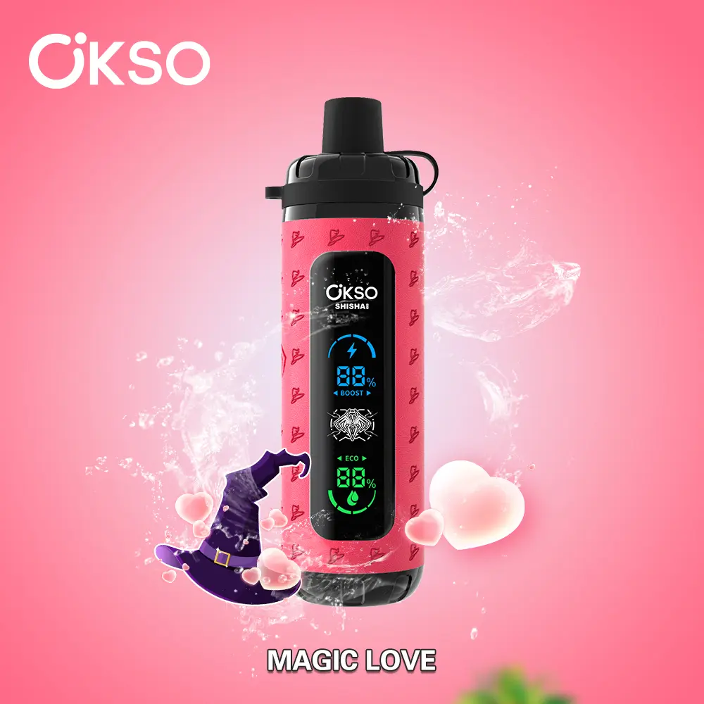 Custom New Wholesale OKSO Shisha Max 40k Intelligent Temperature Controlled Hookah Device - Immersive Smoke Experience Home Theater Atmosphere Builder Exporter, Products