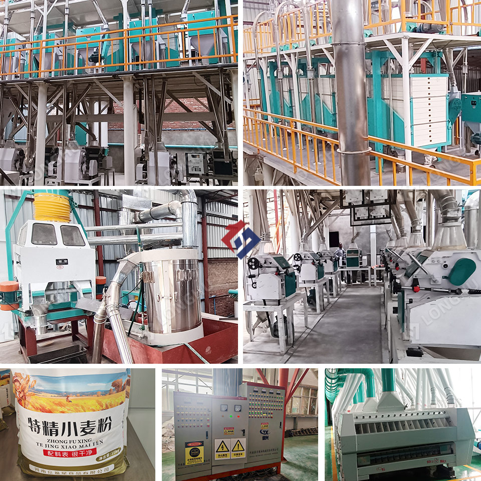 Fully Automatic Industrial 50 Ton Per Day Wheat Flour Mill Plant Complete Flour Milling Machine Line