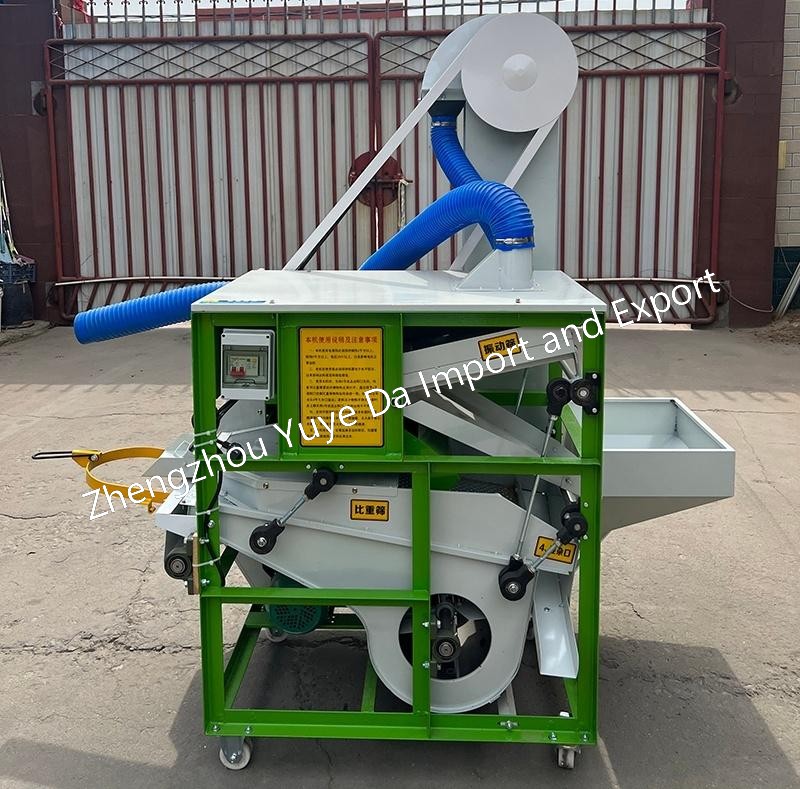 Grain Selector Grain Cleaner Machine Destoner Grain Paddy Rice Destoner Stone Removing Machine