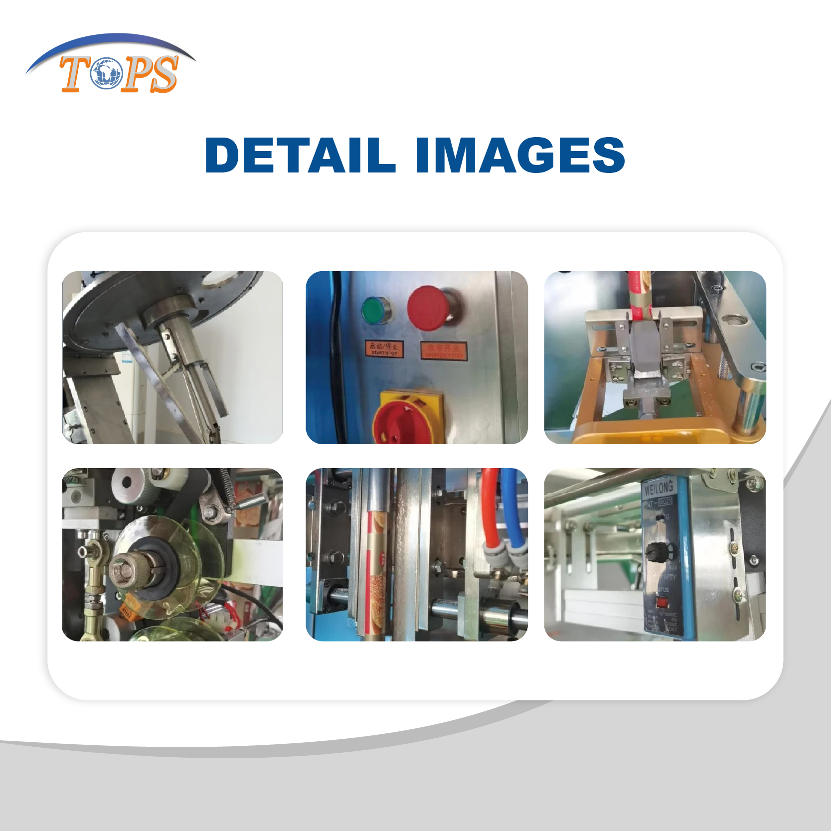 Automation Sachet Powder Packing Machine for Flour Milk Protein Chips Packing Machine