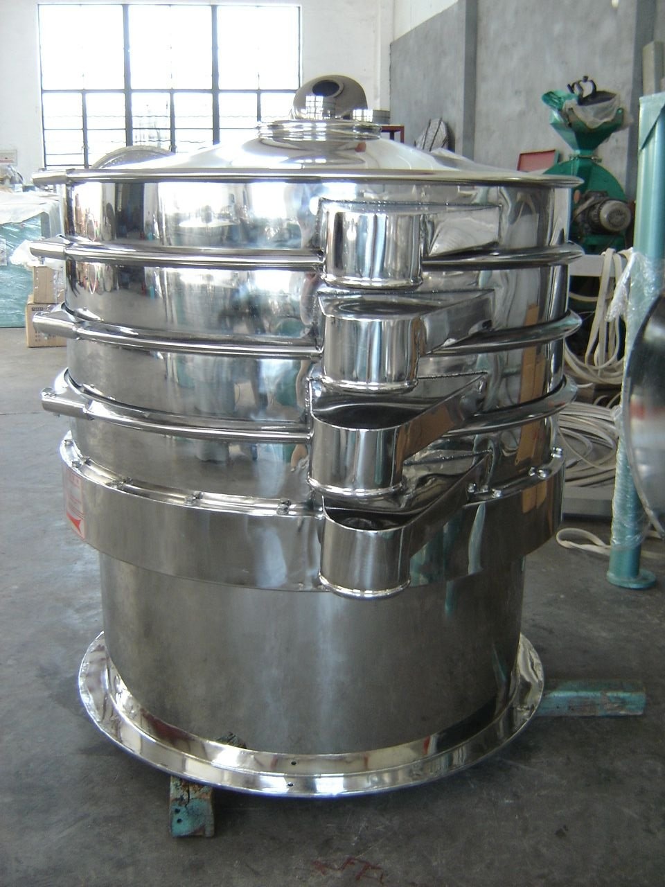 LKH ZS High Quality Stainless Steel Bearing Motor Dry Barley Cassava Pigment Flour Powder Granules Vibrating Sifter Machine