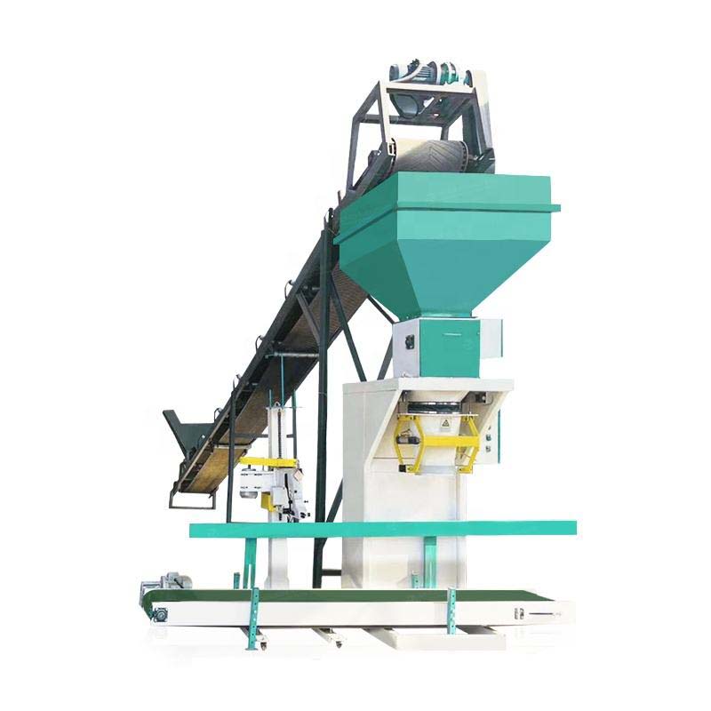 Semi Automatic 5kg 10kg 15kg 25kg Rice Sugar Salt Sewing Bagging Packing Machine Maize Food Feed Pellet Granular Packing Machine
