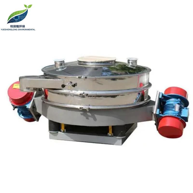 Automatic High Capacity Flour Sifter Machine Industrial Direct Discharge Inline Vibrating Screen for Bakery