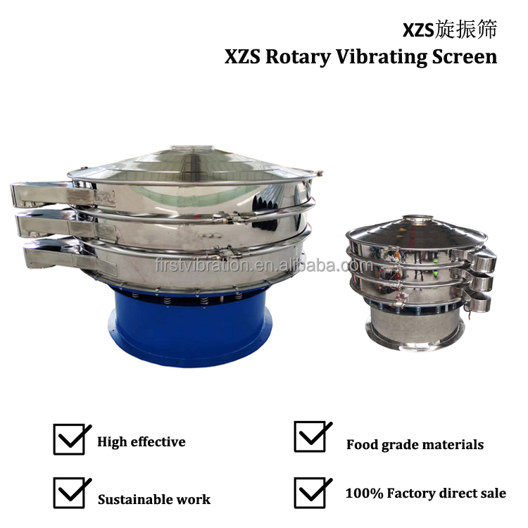 Rotary Vibrating Sieve Operating Mode