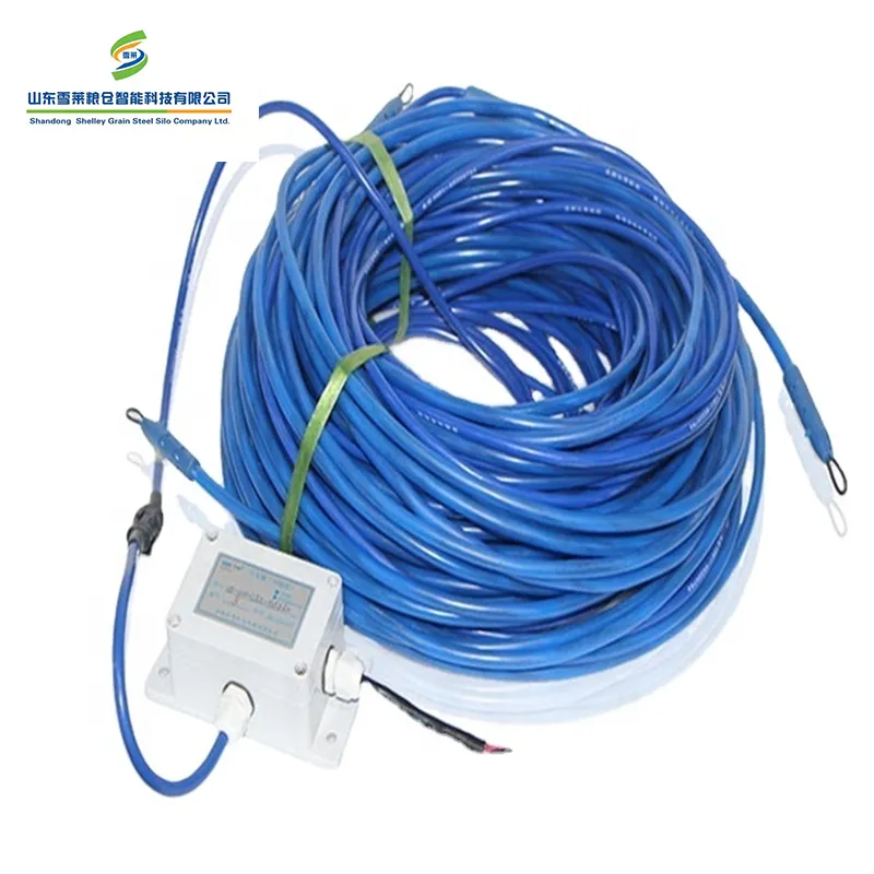 Silo safety temperature sensors installation visual
