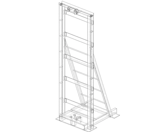 PLC Electrically Controlled Lead Screw Jacking Mechanical System for Grain Storage Silos