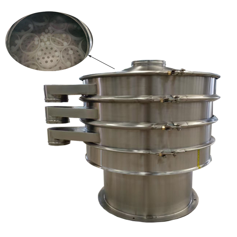 Automated Coconut Flour Powder Electric Rotary Vibrating Sieve Machine