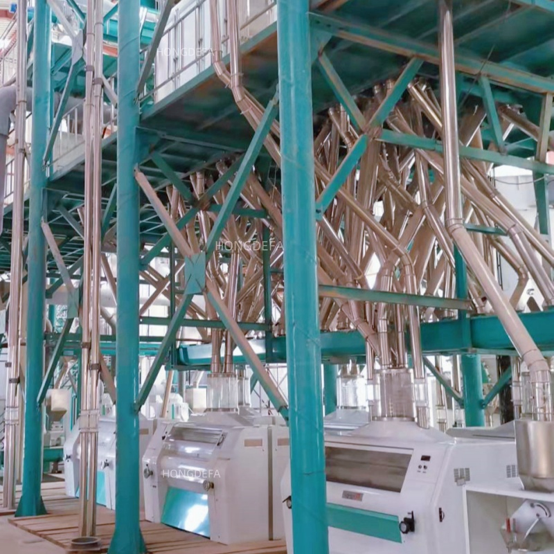 Industrial Complete 100tpd Wheat Flour Mill Machine