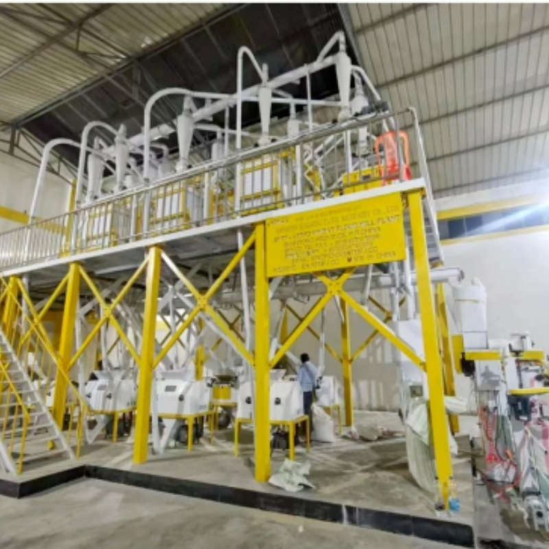 Efficient 30tpd Wheat Flour Milling Machine Integrating Cleaning, Milling, and Sieving Processes