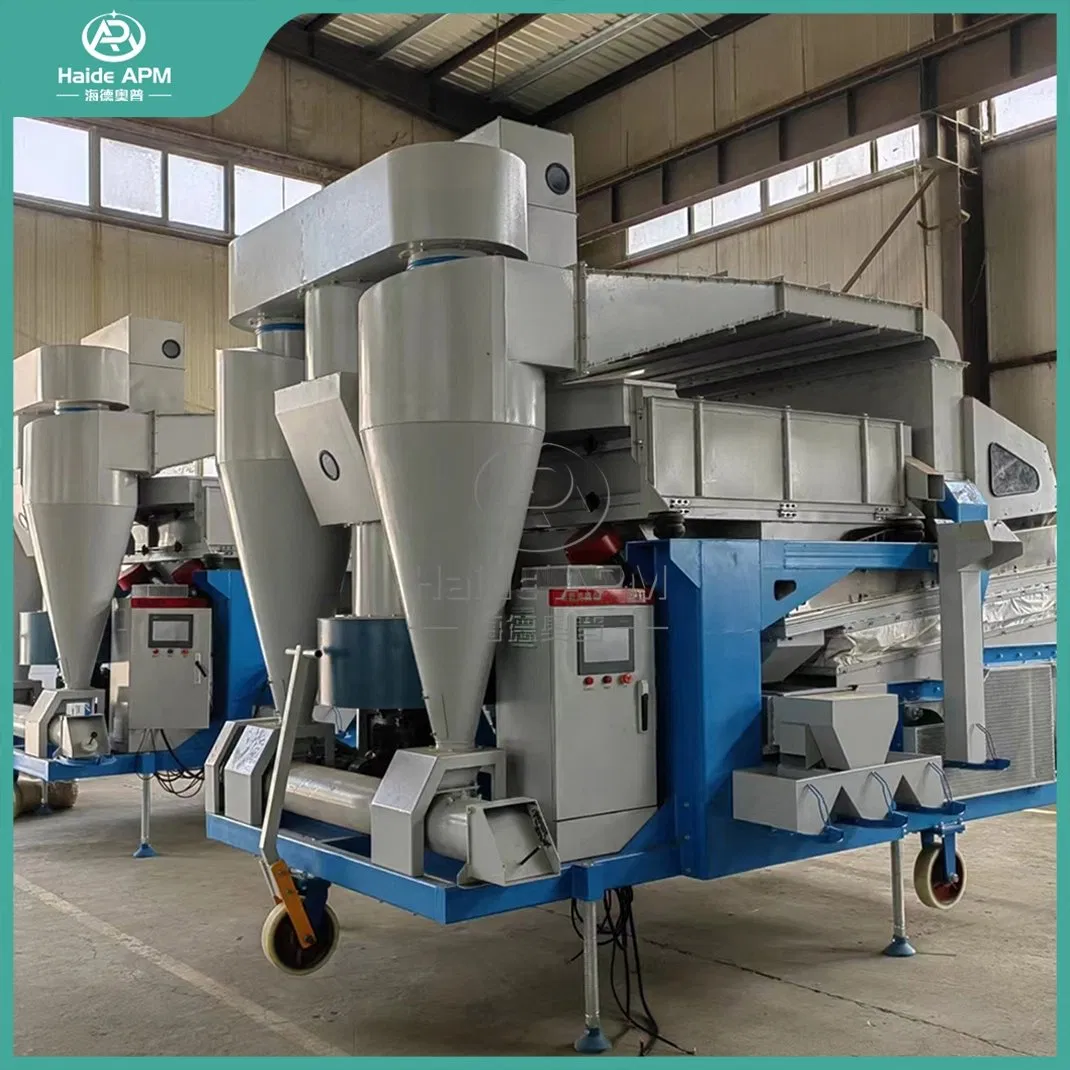 Haide Apm Gravity Separator Cleaner China Wholesaler 30t/H Multifunction Wheat Seed Cleaning Equipment with Gravity Table