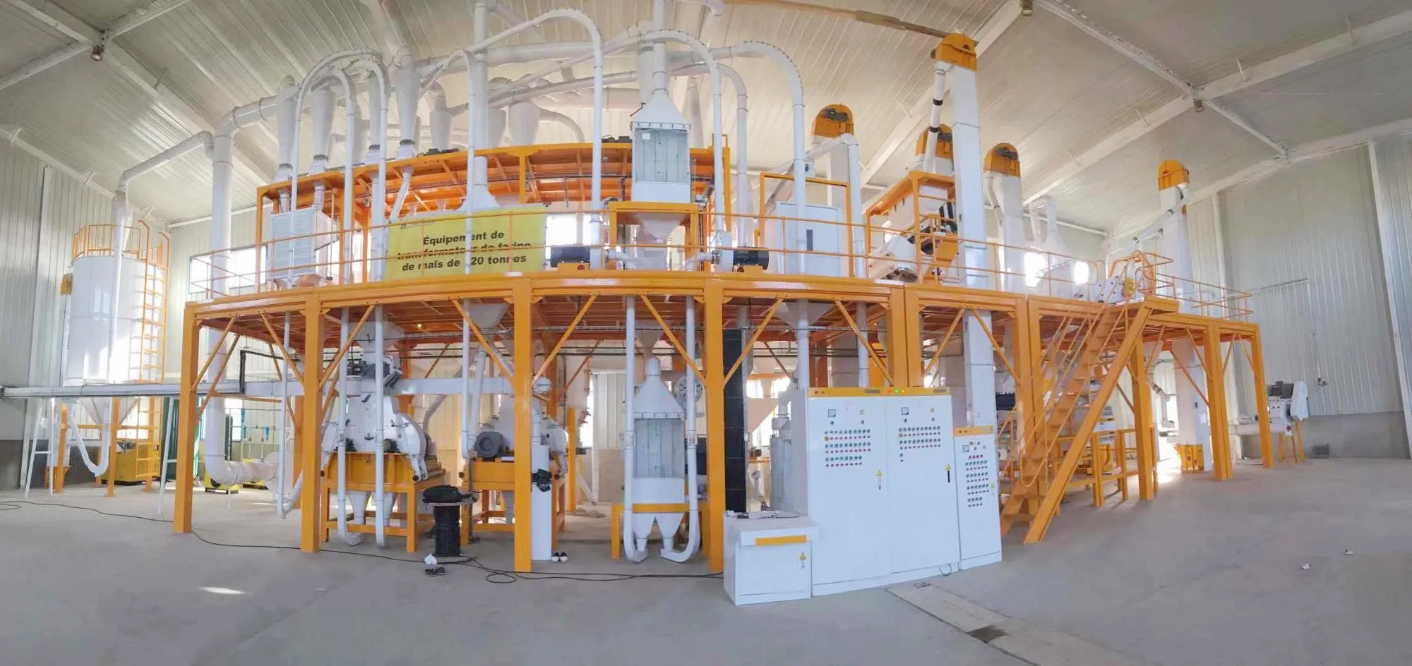 300 Tons Per Day Wheat Flour Production Equipment with Advanced Cleaning System