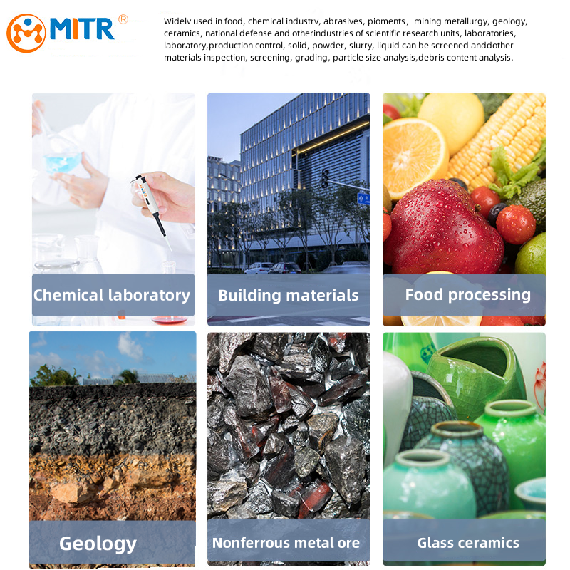 MITR Laboratory Vibro Machine Powder Test Vibrating Sieve Shaker Testing Equipment for Powder Coatings