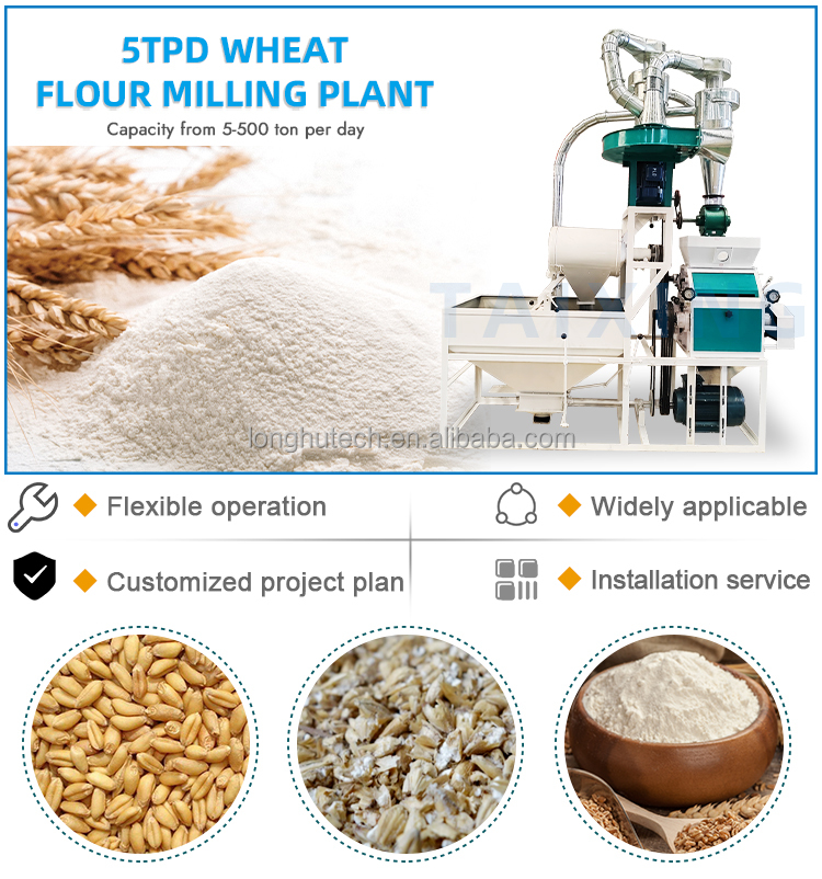 Wheat grinding machine flour mill
