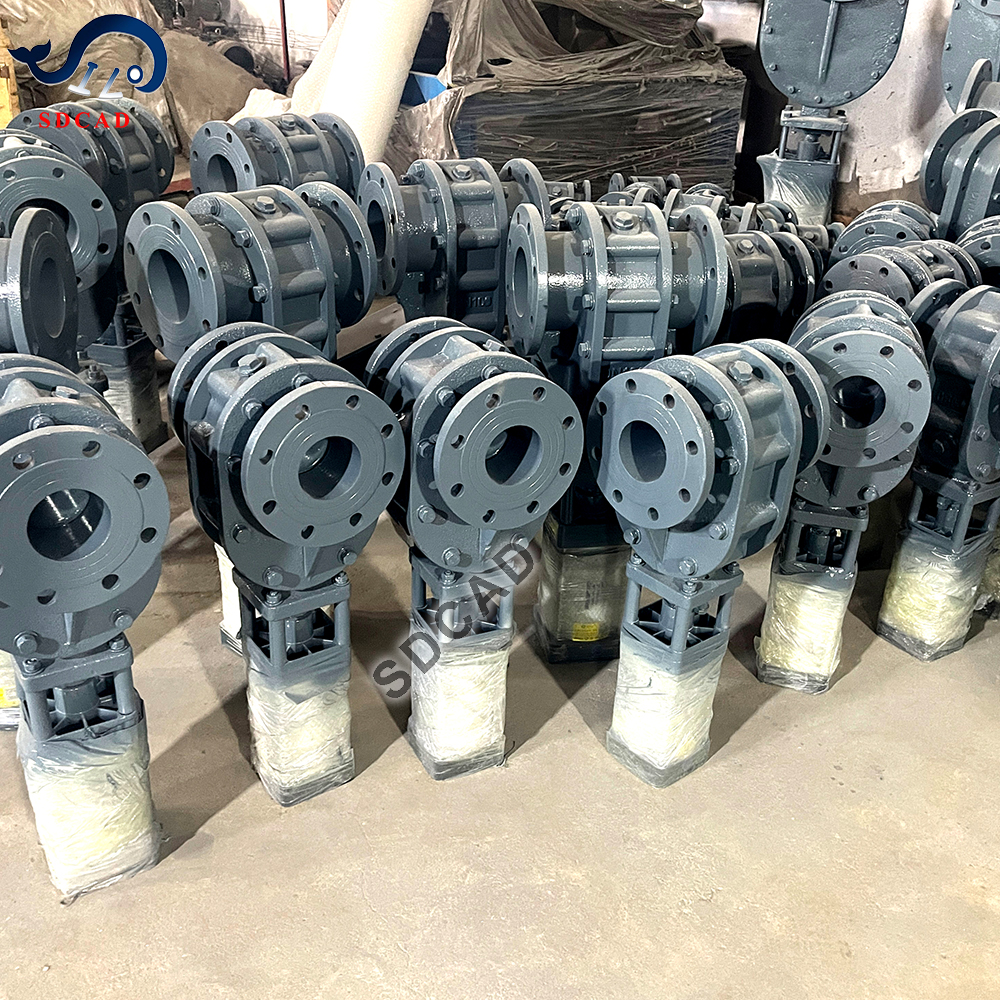 Dense Phase Pneumatic Conveying System for Cement Powder with Bin Pump and Rotary Valve