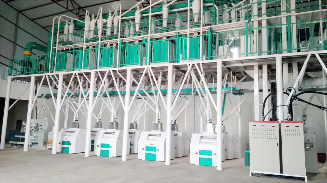 High-Efficiency 60 Ton Daily Corn Mill Maize Flour Milling Machine for Sale