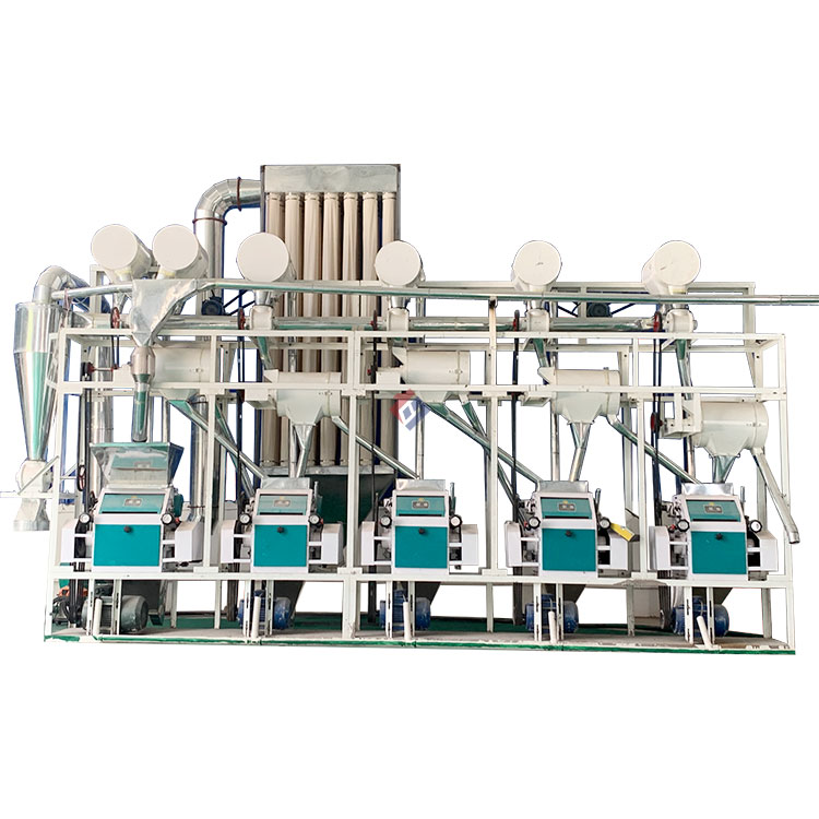 Automatic Flour Mill Ethiopia Industrial Milling Machine Food Processing Plant