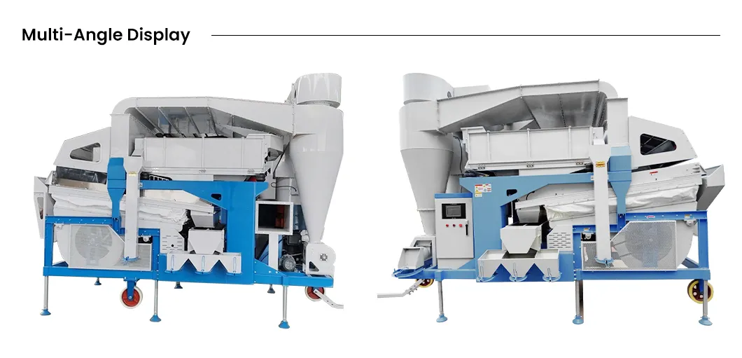 Grain Seed Cleaner and Grader 30t/H Large Capacity Wheat Cleaning Equipment with Gravity Table