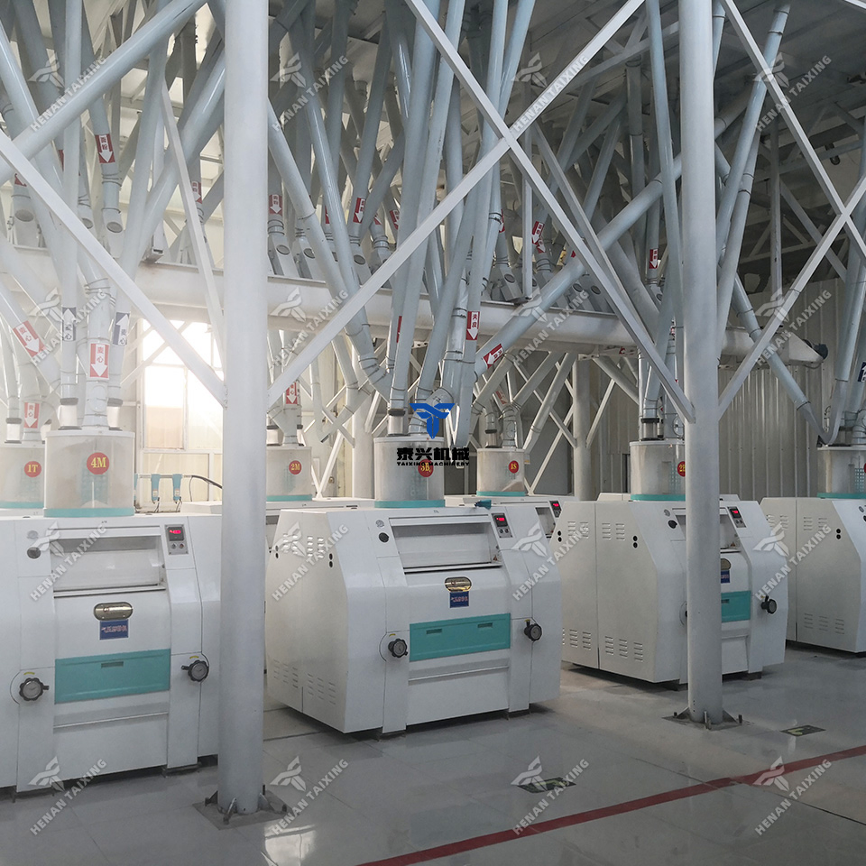 Wheat Flour Processing Equipment Line with Cleaning Tempering Milling Packing