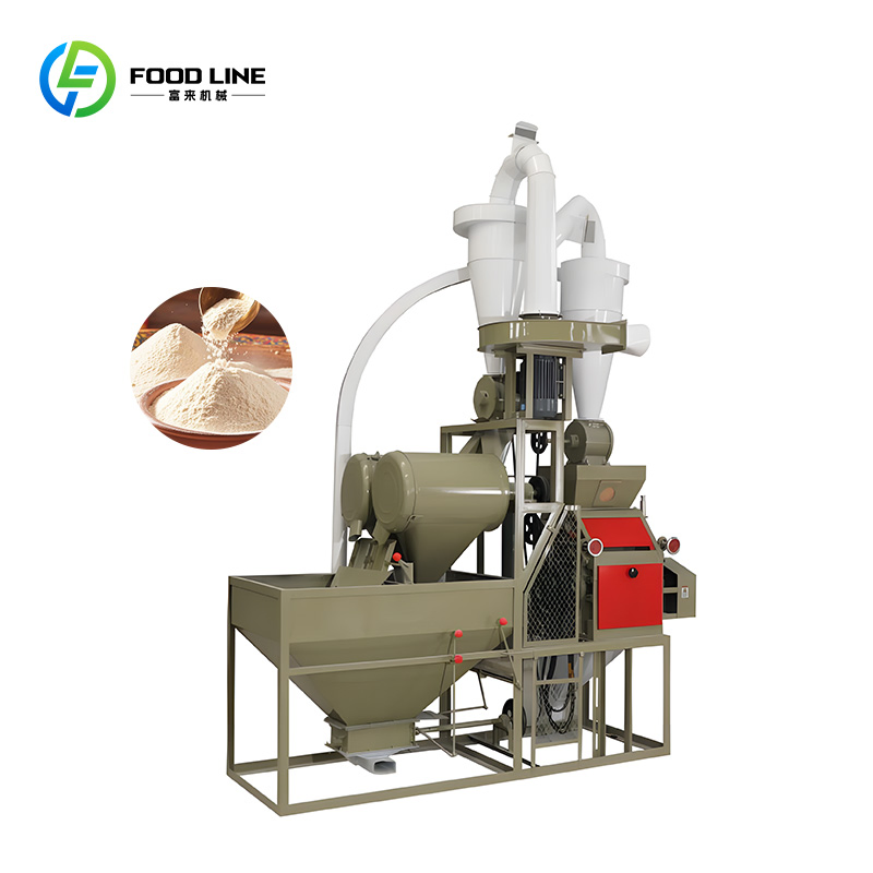 0.3 T/H Industrial Grain Wheat Maize Rice Mill Milling Flour Making Machine with Corn Grinding for Self-Feeding Roller Mill