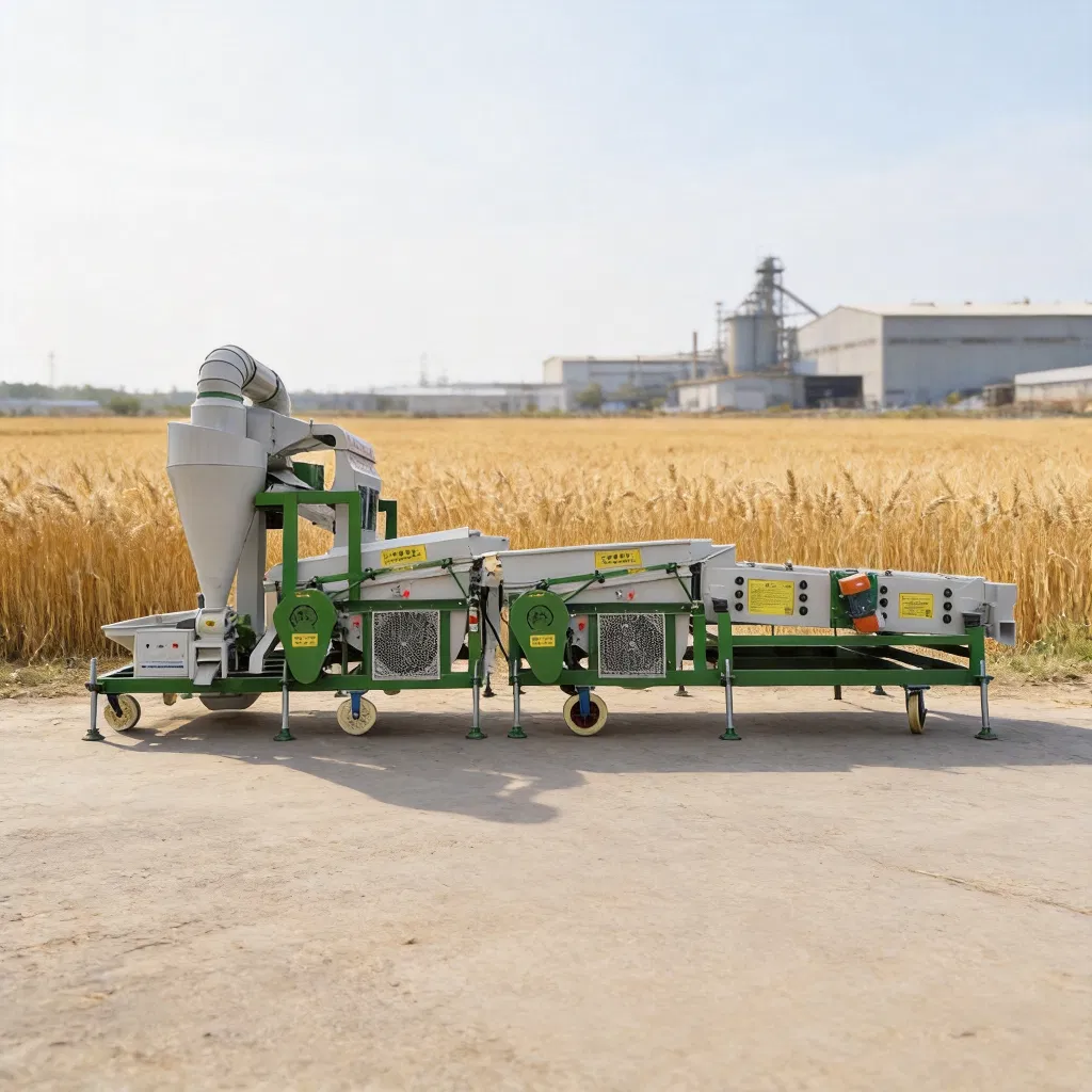High Efficiency Wheat Corn Rice Seed Screening Cleaning Equipment