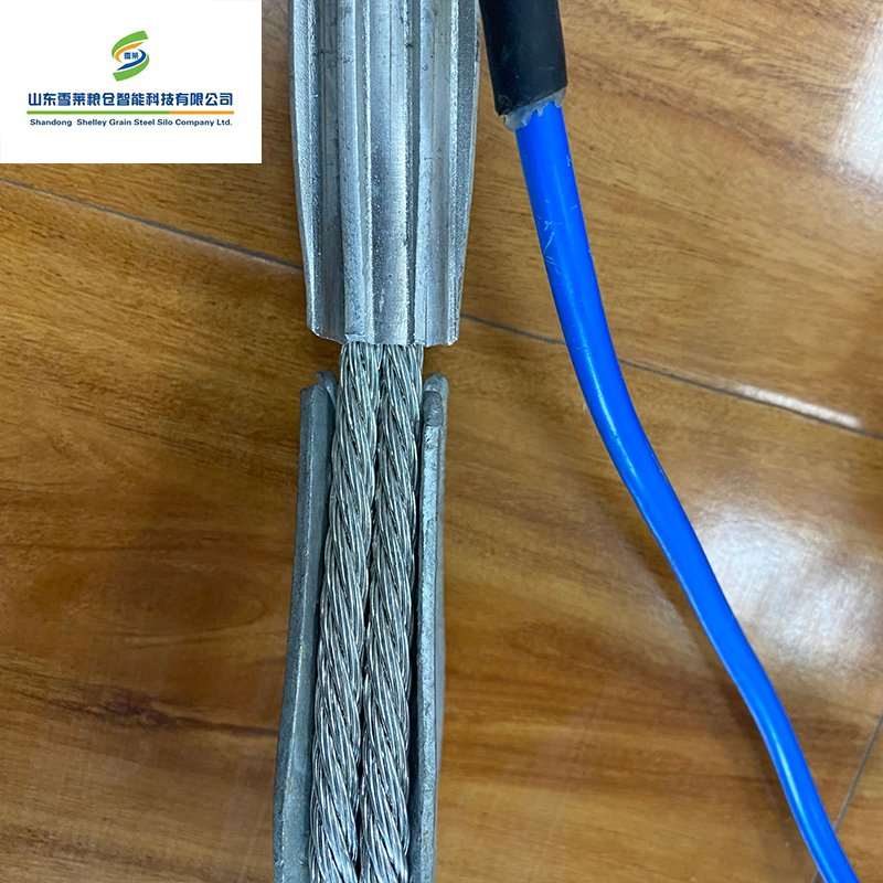 Wheat Corn Grain Steel Silos Safety Digital Temperature Sensor Cables System for Soybeans Corn Wheat Long Time Storage