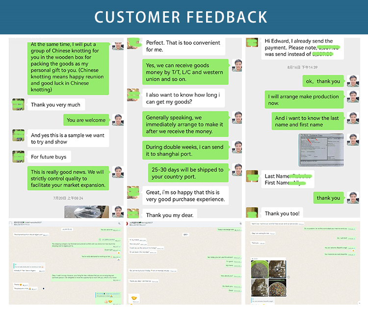 User feedback statement