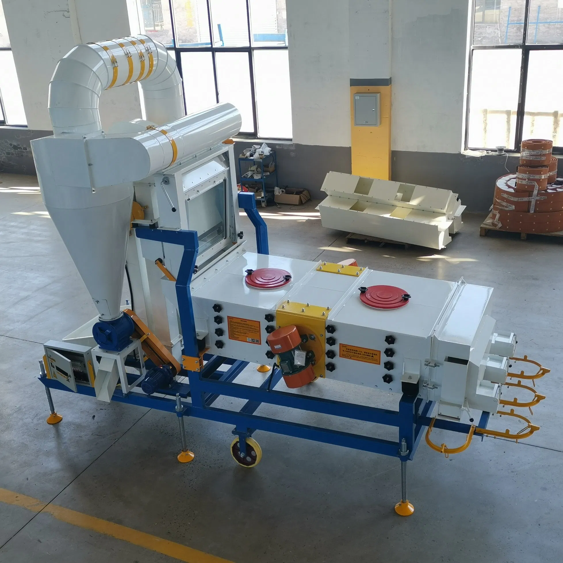 Helida 5xzc-5dx Wheat Maize Peanut Flax Sesame Movable Fonio Millet Cumin Flax Seed Cleaning Equipment for Sale