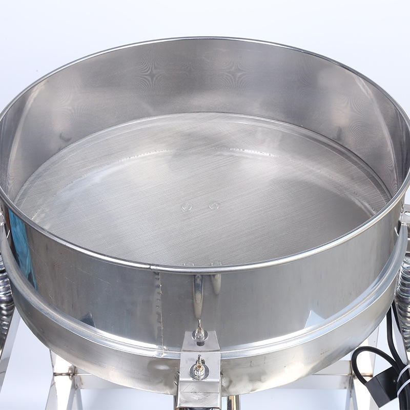 Stainless Steel Vibrating Screening Machine Electric Flour Sieve Industrial Food Sieving Machine Customizable Capacity
