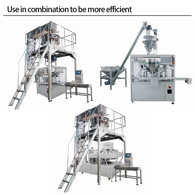 Julyr High Speed 1kg Flour Packaging Machine Cassava Maize Corn Wheat Flour Powder Packing Machine