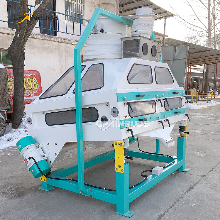 Automatic Sesame Seed Separator Machine Sunflower Seeds Cleaning Machine Gravity De-stoner for Grain