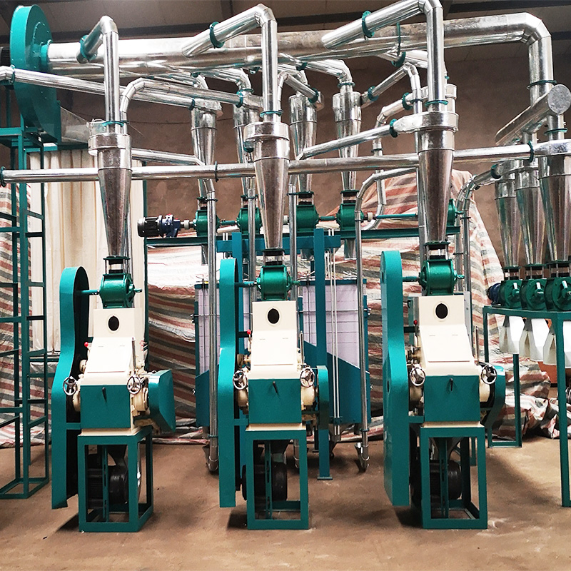 Chinese State-Owned Factory 10-100t/24h Maize Flour Mill Milling Plant Machine