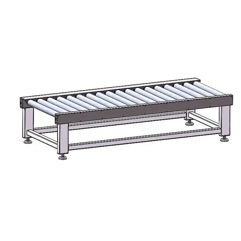 Adjustable Roller Conveyor System For Industrial Warehouse Logistics Packaging Flow Line